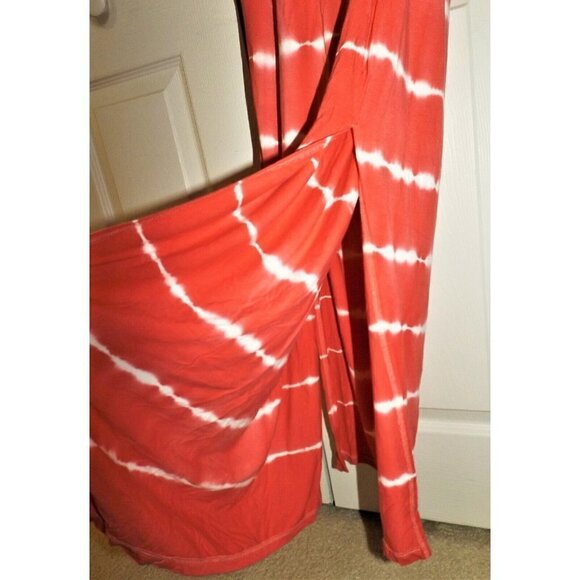 Isabel Maternity by Ingrid & Isabel L Striped Tank Dress Long  Ruched Sides - Picture 5 of 6